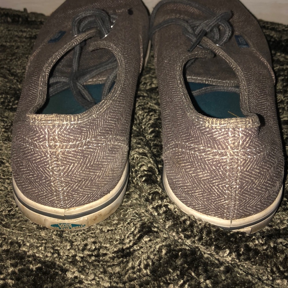 Gray Tweed Vans (authentic) - Picture 3 of 3